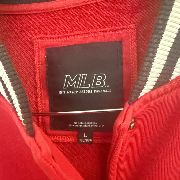 Woman’s vintage Y2K Japan L GUC some light fading MLB Boston Bomber Jacket - Picture 6 of 13